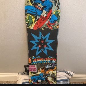 Rare Burton 130 Captain America snow board brand new